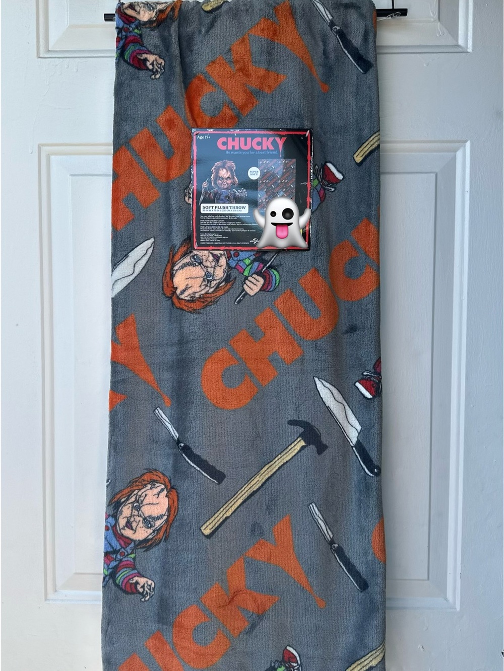 Chucky Halloween Plush Throw Blanket
